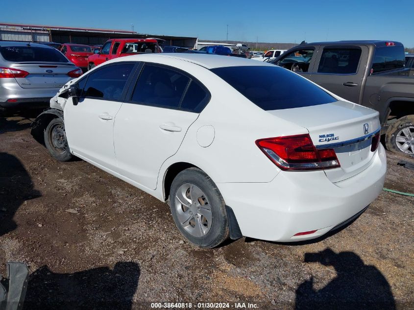 2015 HONDA CIVIC LX - 19XFB2F54FE218719