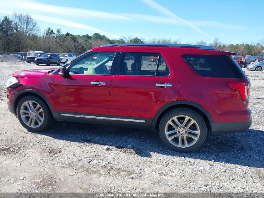 2016 FORD EXPLORER LIMITED - 1FM5K7FH2GGA68769