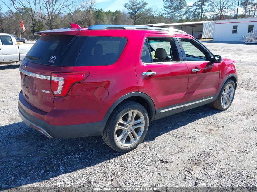 2016 FORD EXPLORER LIMITED - 1FM5K7FH2GGA68769
