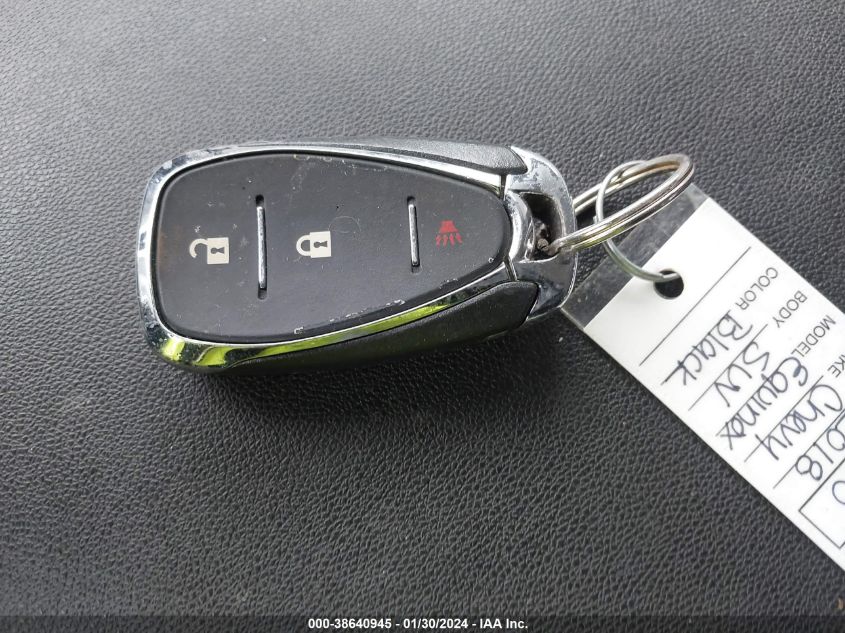 2018 CHEVROLET EQUINOX LT - 2GNAXSEV8J6221832
