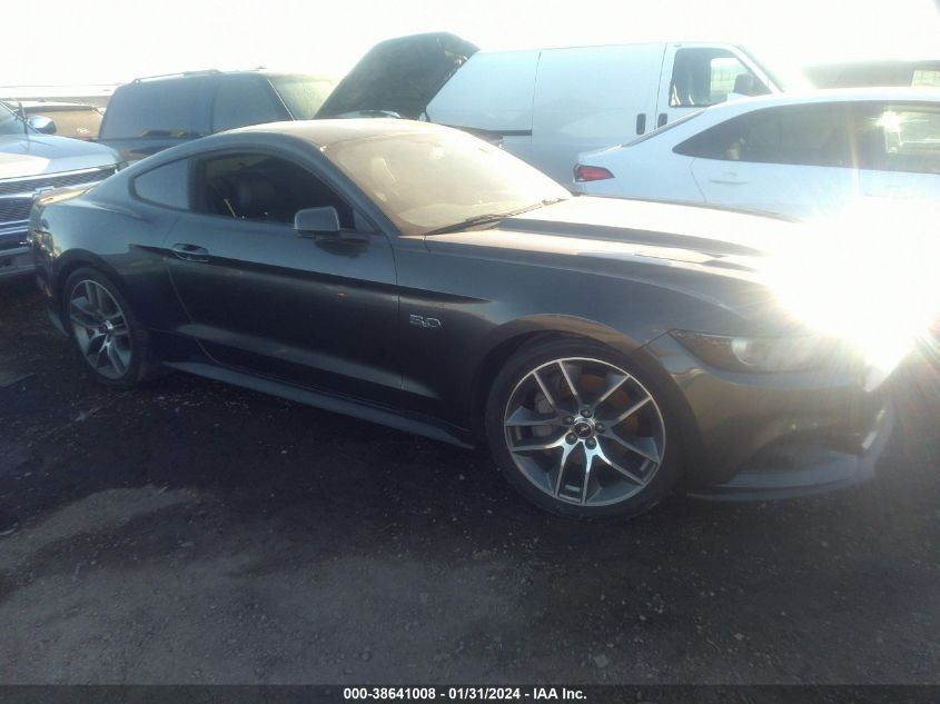 Lot #2524271599 2016 FORD MUSTANG GT PREMIUM salvage car