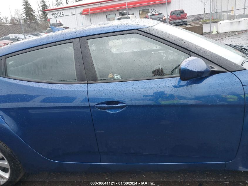 2017 HYUNDAI VELOSTER - KMHTC6AD8HU307764