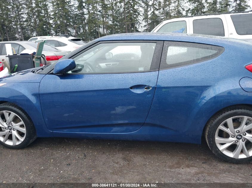 2017 HYUNDAI VELOSTER - KMHTC6AD8HU307764