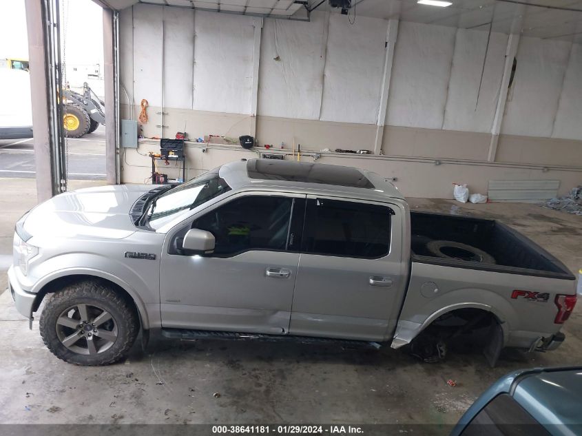 2017 FORD F-150 LARIAT - 1FTEW1EG1HFC70699