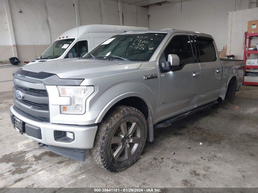 2017 FORD F-150 LARIAT - 1FTEW1EG1HFC70699