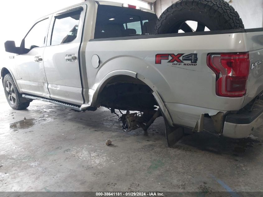 2017 FORD F-150 LARIAT - 1FTEW1EG1HFC70699