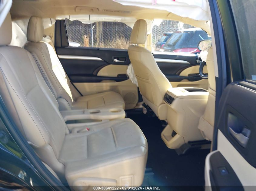 2016 TOYOTA HIGHLANDER XLE V6 - 5TDJKRFH5GS500257
