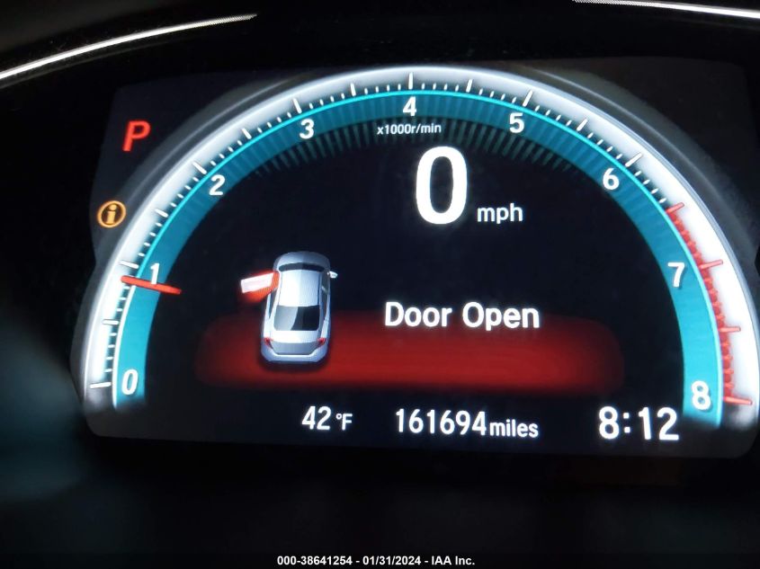 2016 HONDA CIVIC EXL - 19XFC1F76GE016460