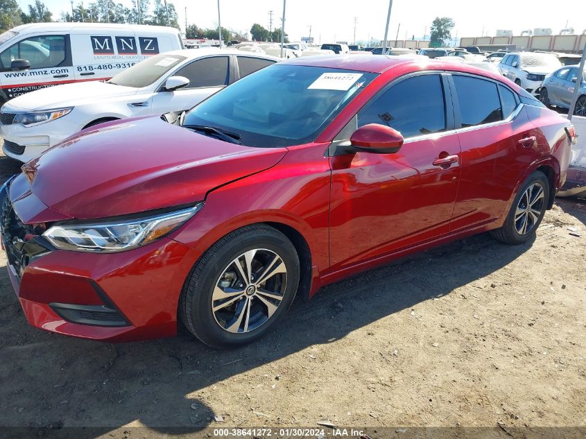 2022 NISSAN SENTRA SV XTRONIC CVT - 3N1AB8CV5NY230556