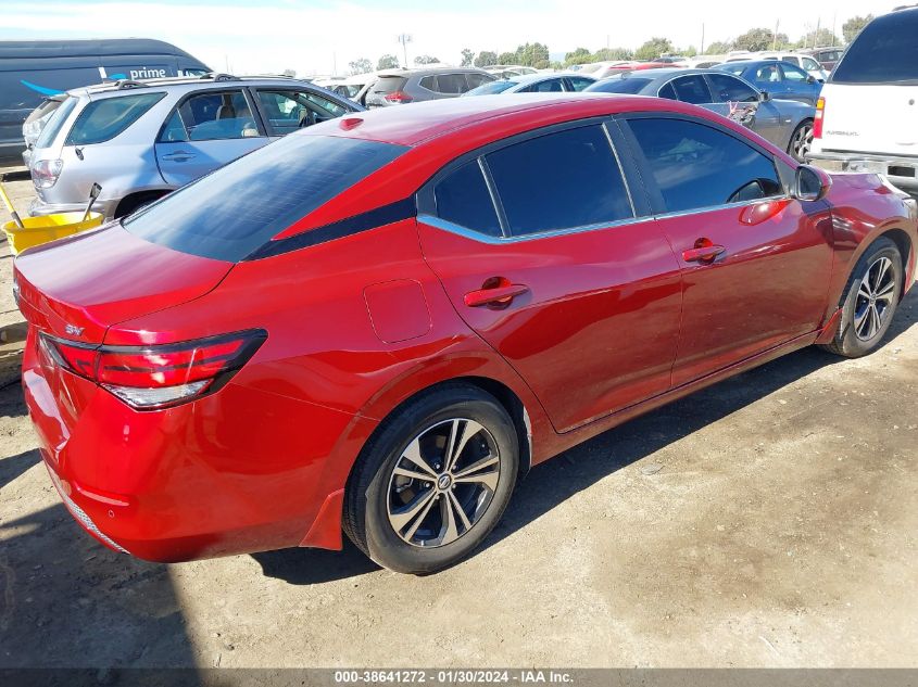 2022 NISSAN SENTRA SV XTRONIC CVT - 3N1AB8CV5NY230556