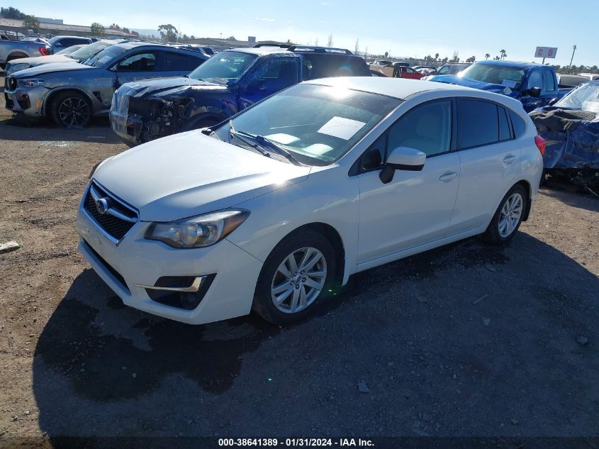 2016 SUBARU IMPREZA 2.0I PREMIUM - JF1GPAB60G8277427