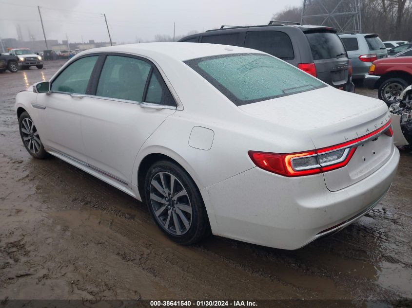 2017 LINCOLN CONTINENTAL PREMIERE - 1LN6L9PK4H5627890