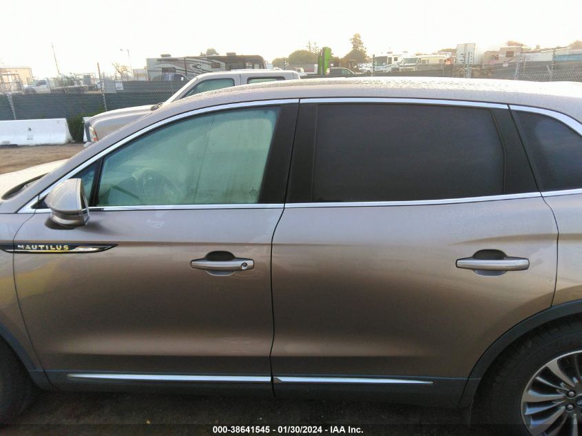 2019 LINCOLN NAUTILUS SELECT - 2LMPJ6K92KBL36728