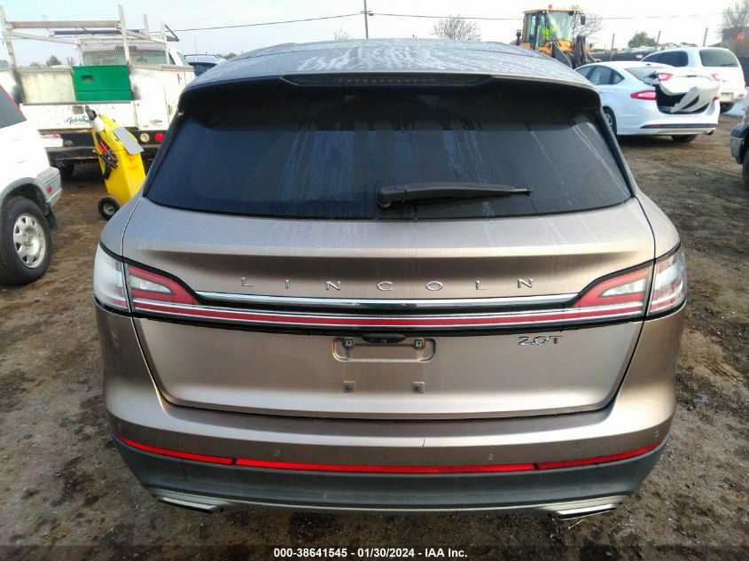2019 LINCOLN NAUTILUS SELECT - 2LMPJ6K92KBL36728