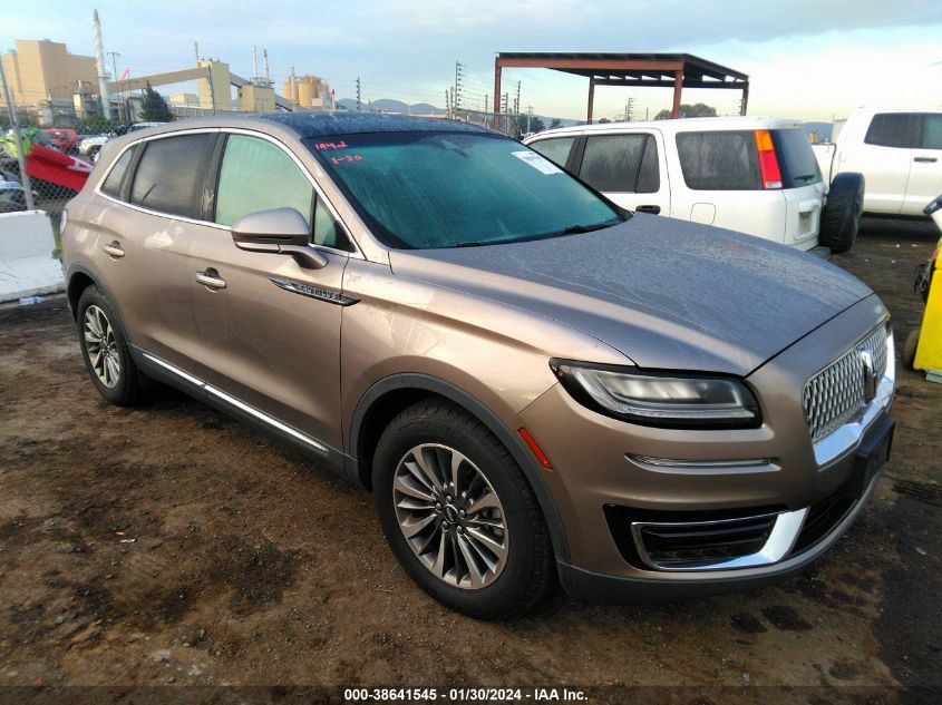 2019 LINCOLN NAUTILUS SELECT - 2LMPJ6K92KBL36728