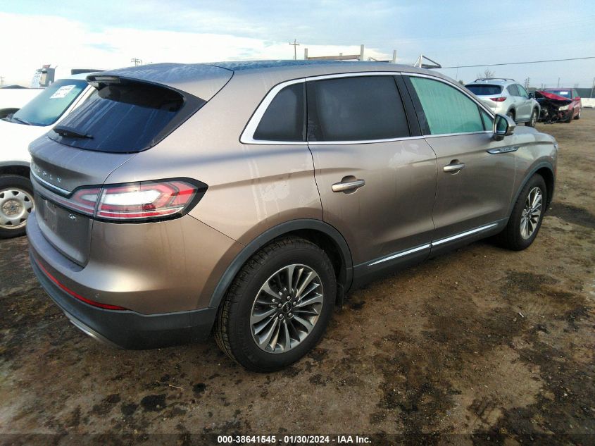 2019 LINCOLN NAUTILUS SELECT - 2LMPJ6K92KBL36728