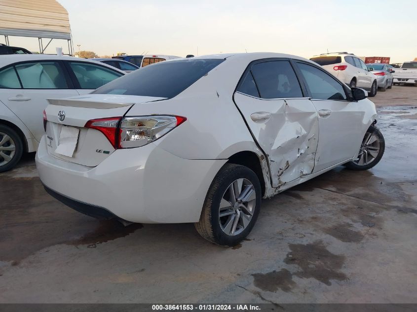 2014 TOYOTA COROLLA ECO/ECO PLUS/ECO PREMIUM - 5YFBPRHE6EP042517
