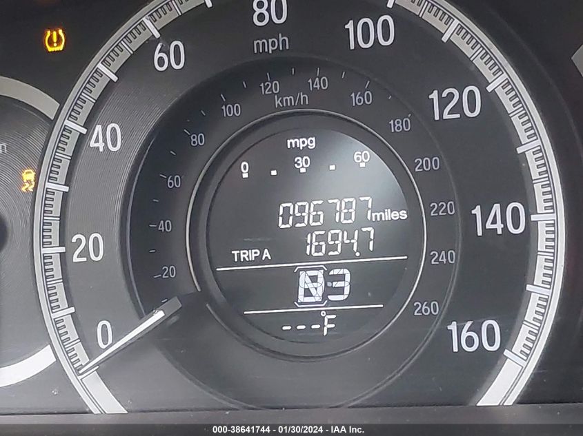 2017 HONDA ACCORD EX-L - 1HGCR2F85HA207969