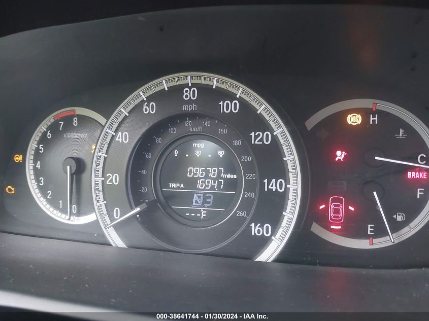 2017 HONDA ACCORD EX-L - 1HGCR2F85HA207969