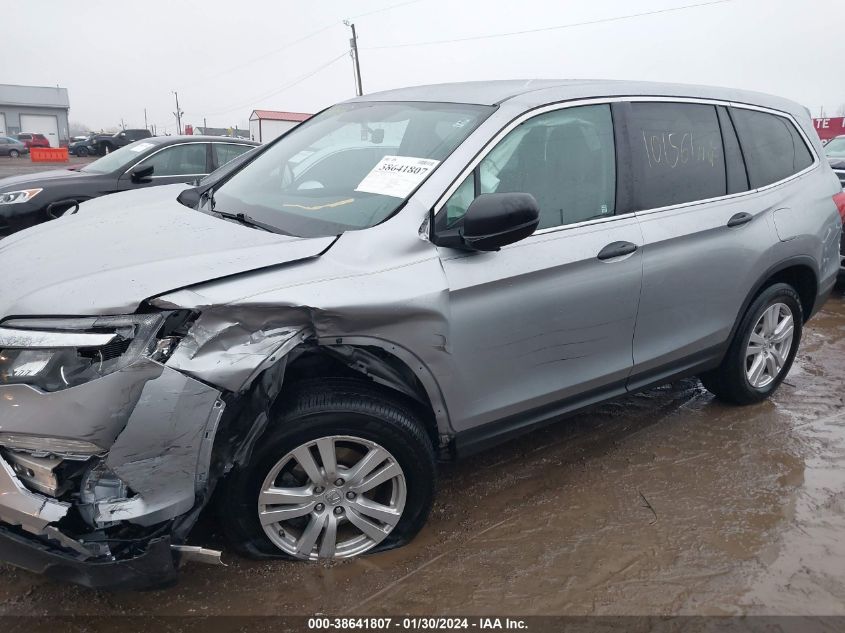 2016 HONDA PILOT LX - 5FNYF6H11GB072273