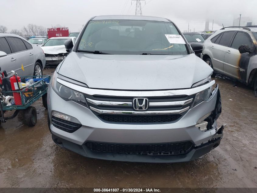 2016 HONDA PILOT LX - 5FNYF6H11GB072273