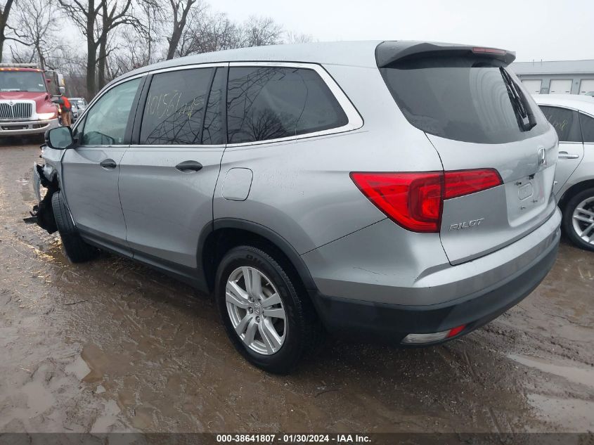 2016 HONDA PILOT LX - 5FNYF6H11GB072273