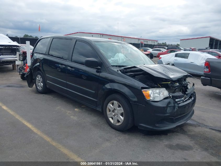2013 DODGE GRAND CARAVAN SE - 2C4RDGBG0DR613598