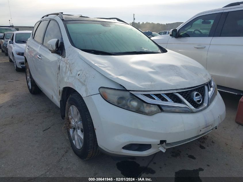 2013 NISSAN MURANO S/SL/LE - JN8AZ1MU0DW207976