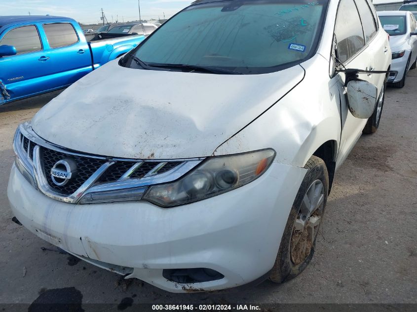 2013 NISSAN MURANO S/SL/LE - JN8AZ1MU0DW207976
