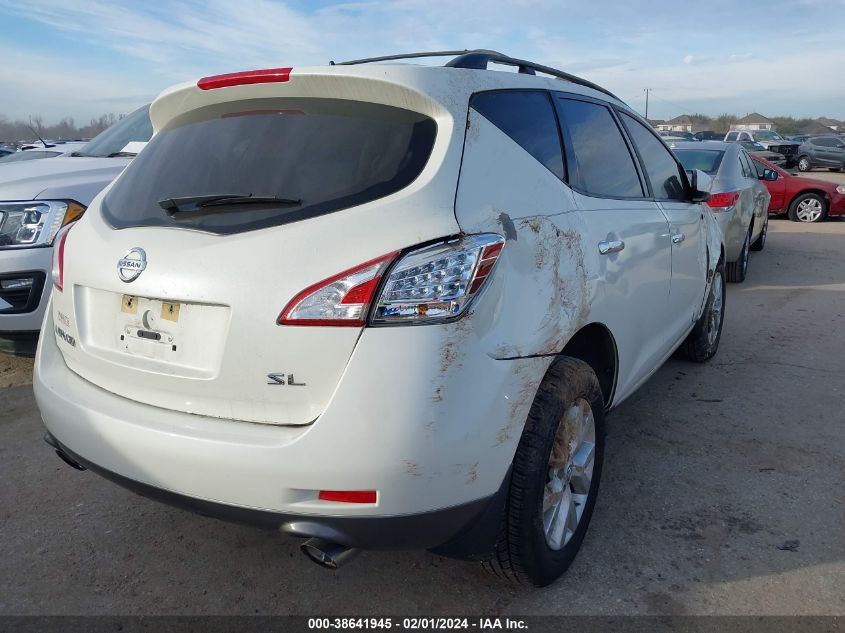 2013 NISSAN MURANO S/SL/LE - JN8AZ1MU0DW207976