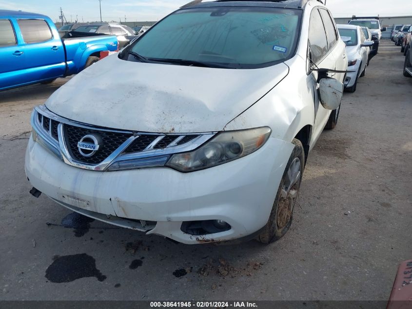2013 NISSAN MURANO S/SL/LE - JN8AZ1MU0DW207976