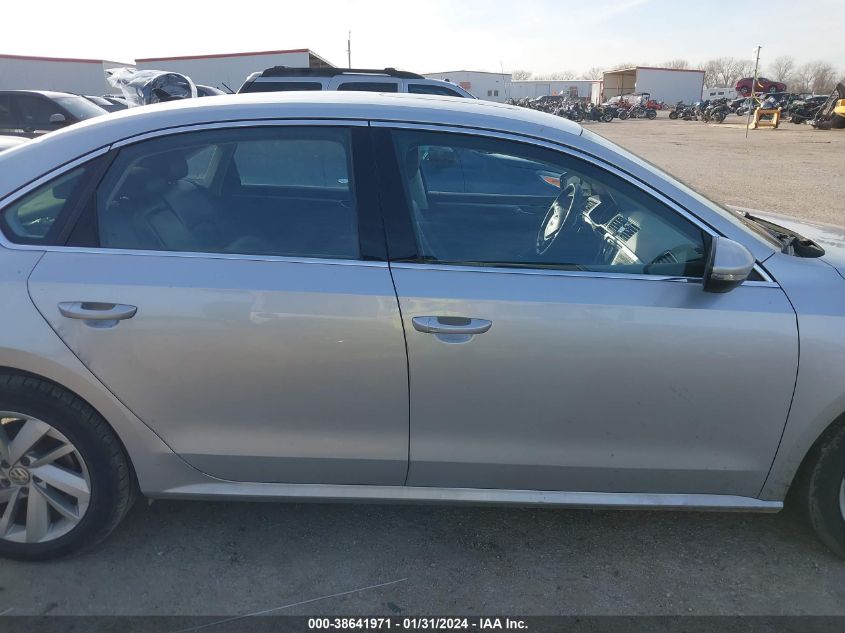 2018 VOLKSWAGEN PASSAT 2.0T SE - 1VWBA7A34JC013581