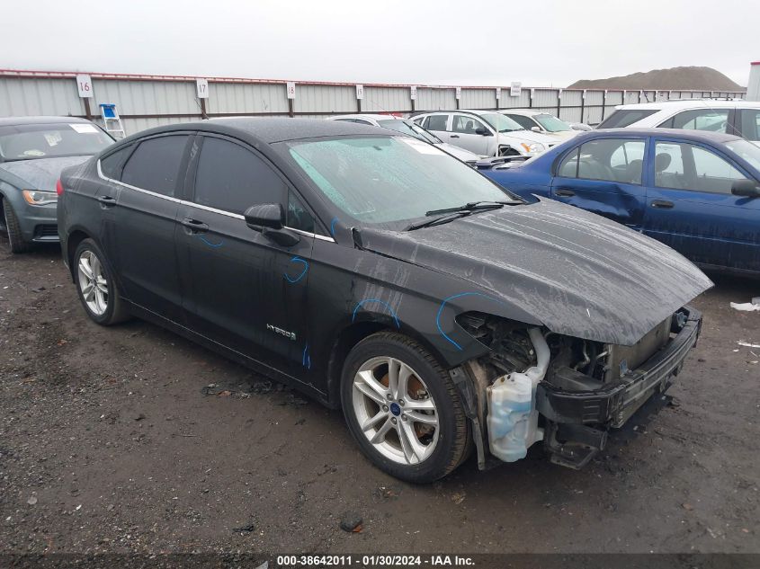 3FA6P0LU8JR281492 FORD FUSION HYBRID SE HYBRID 2018