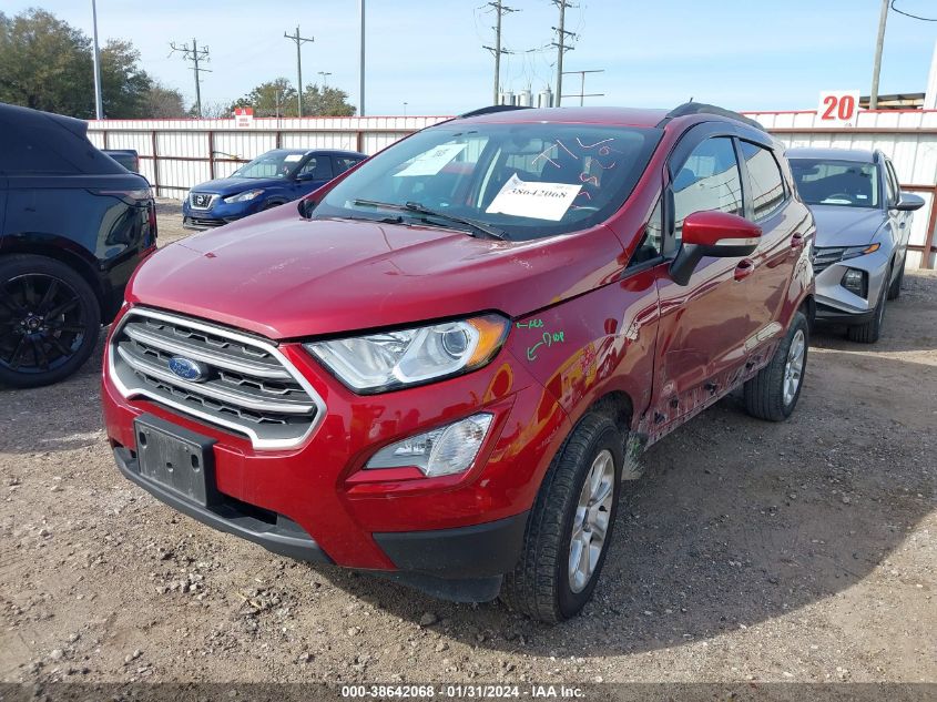 2020 FORD ECOSPORT SE - MAJ6S3GL4LC332635