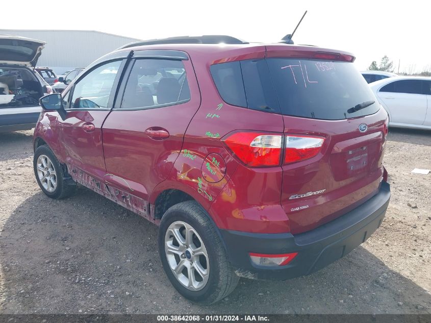 2020 FORD ECOSPORT SE - MAJ6S3GL4LC332635
