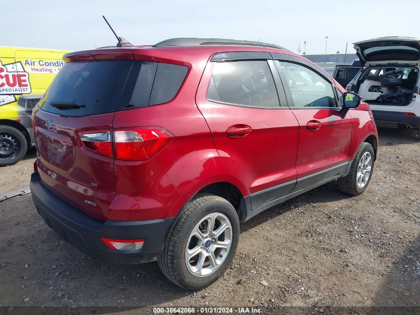 2020 FORD ECOSPORT SE - MAJ6S3GL4LC332635