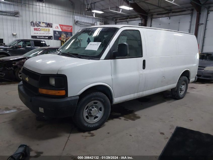 2014 CHEVROLET EXPRESS 2500 WORK VAN - 1GCWGFBA3E1116731