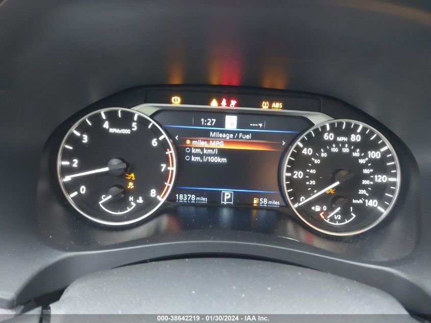 2023 NISSAN ALTIMA SL FWD - 1N4BL4EV9PN355683