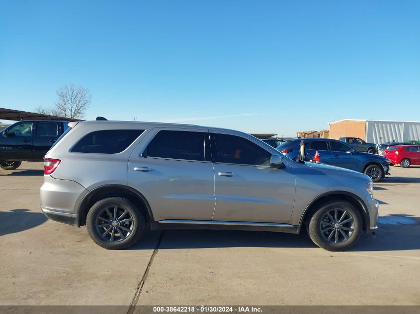 2018 DODGE DURANGO SXT RWD - 1C4RDHAG0JC393360