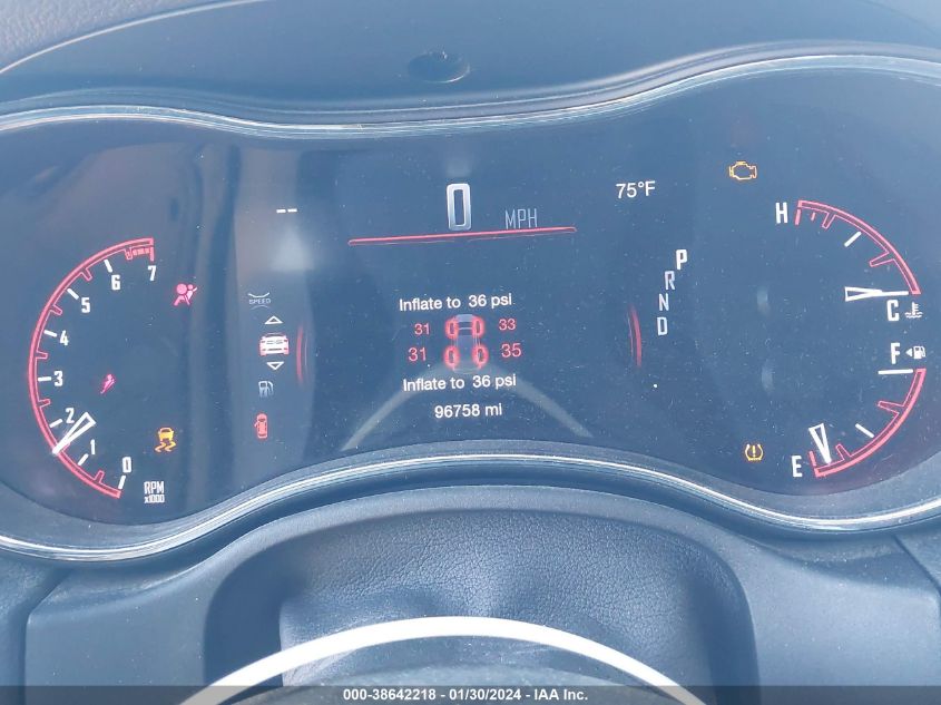 2018 DODGE DURANGO SXT RWD - 1C4RDHAG0JC393360