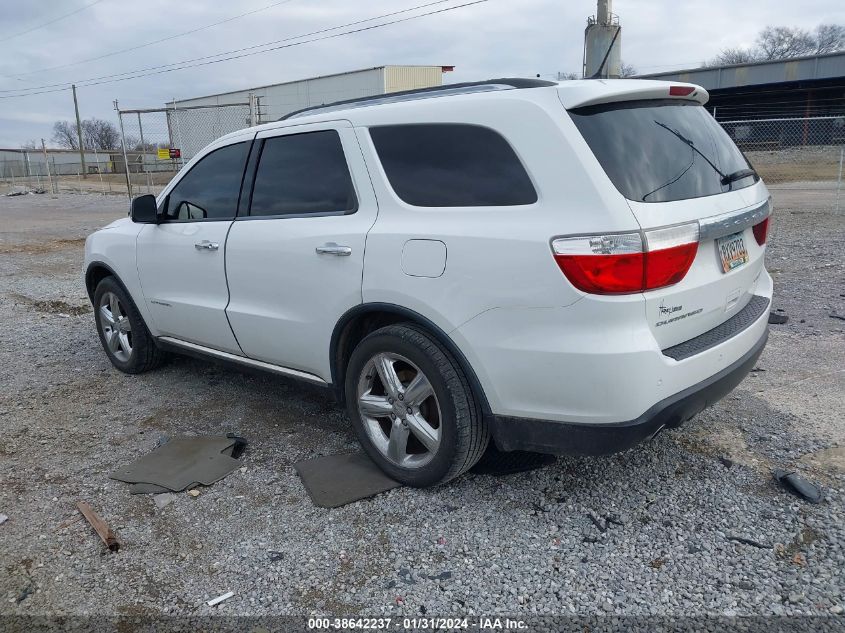 2013 DODGE DURANGO CITADEL - 1C4SDHET2DC667767