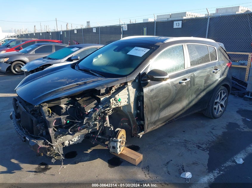 VIN KNDPR3A62H7219313 2017 KIA SPORTAGE SX TURBO