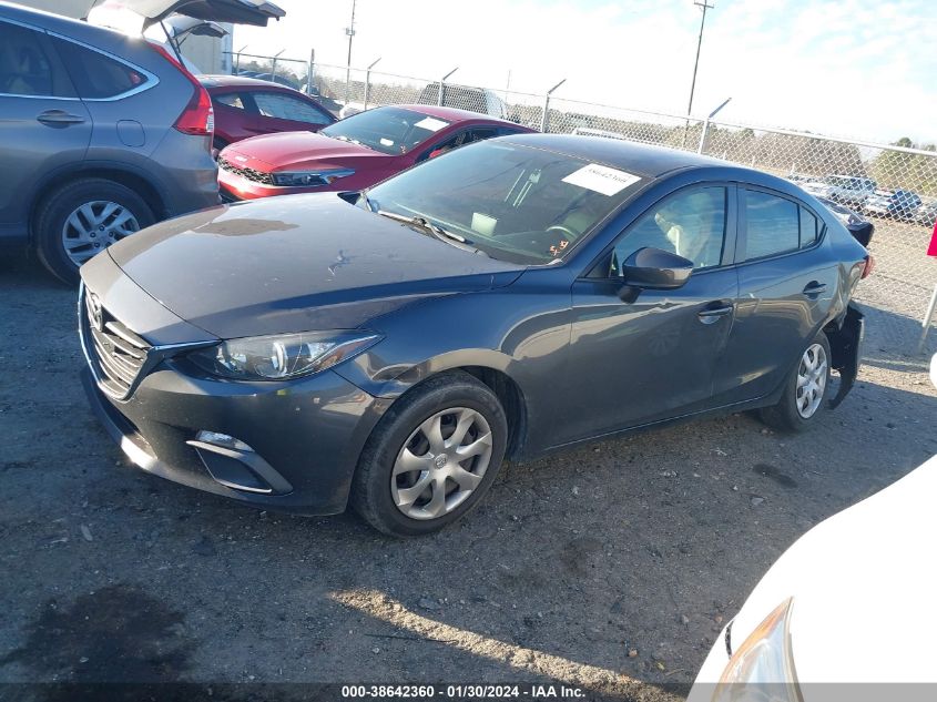 2015 MAZDA MAZDA3 I SPORT - 3MZBM1U75FM172943