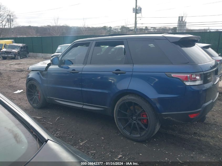 2014 LAND ROVER RANGE ROVER SPORT 5.0L V8 SUPERCHARGED - SALWR2TF1EA502330