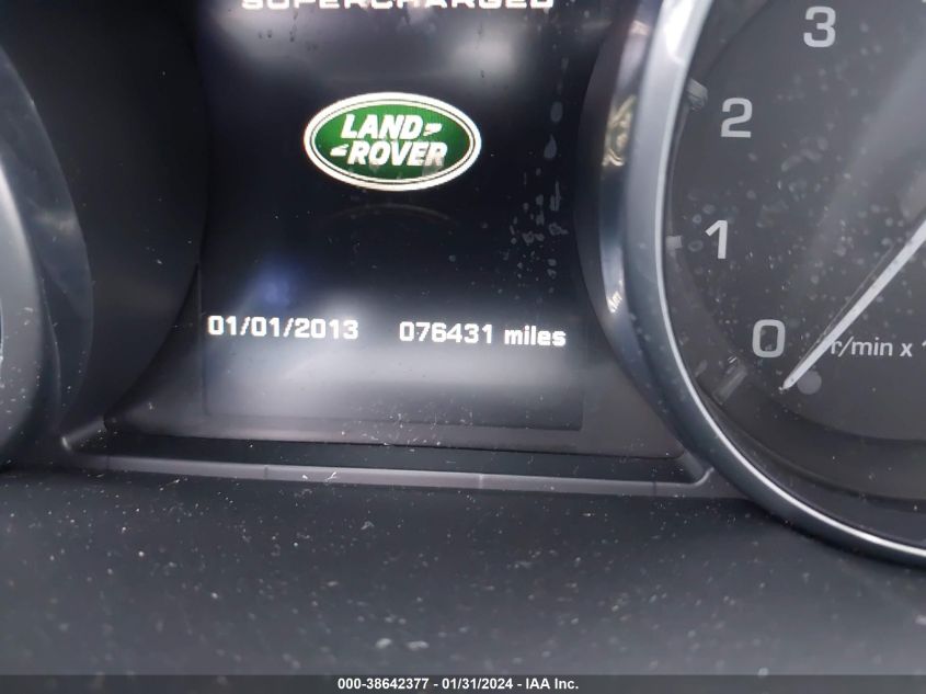 2014 LAND ROVER RANGE ROVER SPORT 5.0L V8 SUPERCHARGED - SALWR2TF1EA502330