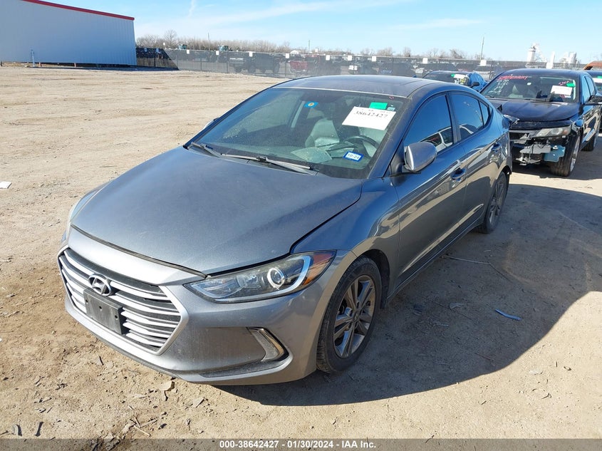 VIN KMHD84LF2JU628830 2018 HYUNDAI ELANTRA SEL/VALUE/LIMITED