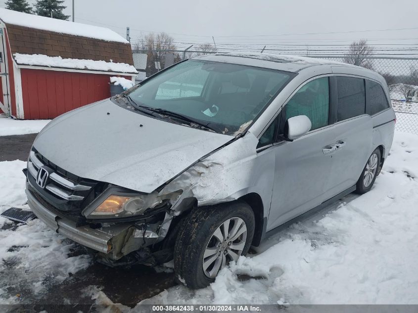 2014 HONDA ODYSSEY EX-L - 5FNRL5H66EB046929
