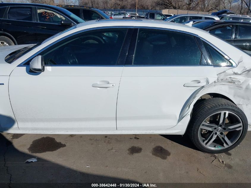 2017 AUDI A4 PREMIUM PLUS - WAUENAF48HN026347