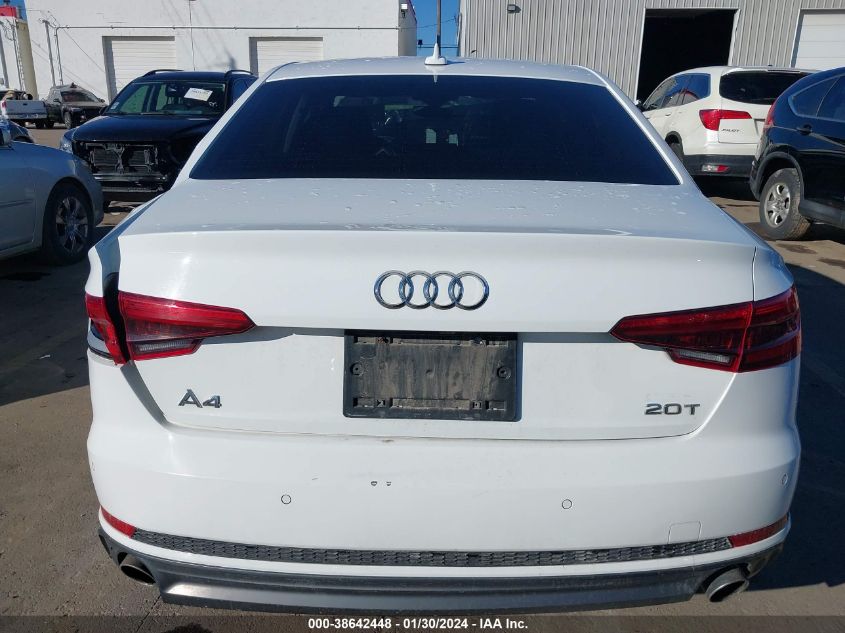 2017 AUDI A4 PREMIUM PLUS - WAUENAF48HN026347