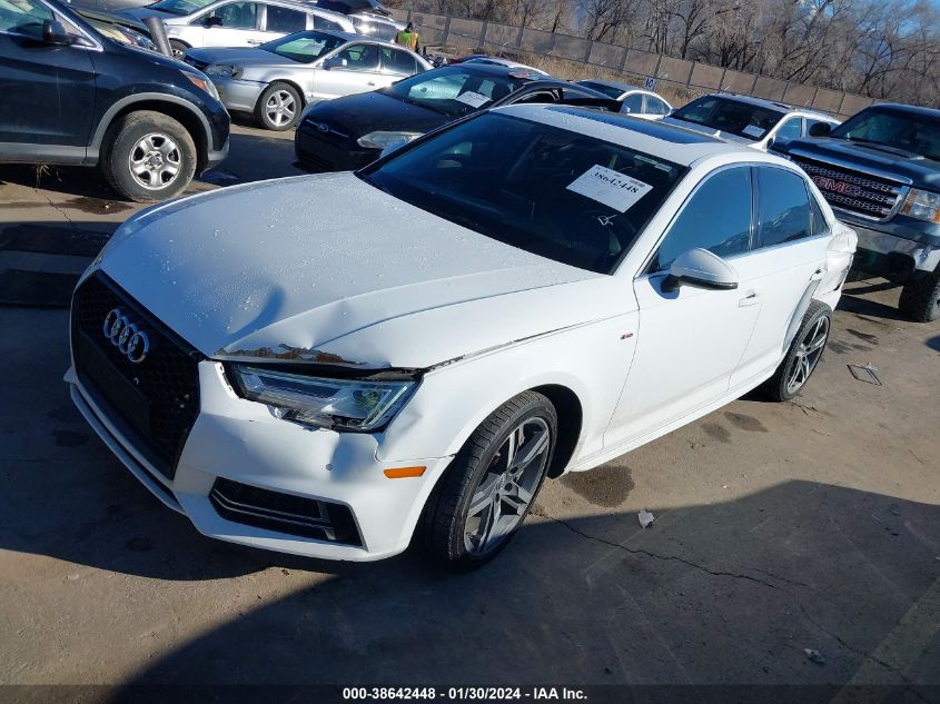2017 AUDI A4 PREMIUM PLUS - WAUENAF48HN026347